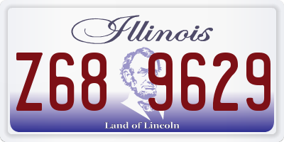 IL license plate Z689629