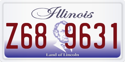 IL license plate Z689631