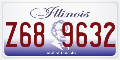 IL license plate Z689632