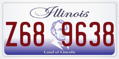 IL license plate Z689638