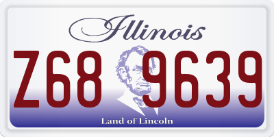 IL license plate Z689639
