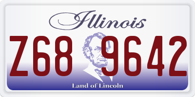 IL license plate Z689642