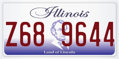 IL license plate Z689644