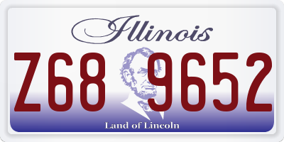 IL license plate Z689652