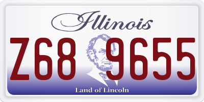 IL license plate Z689655