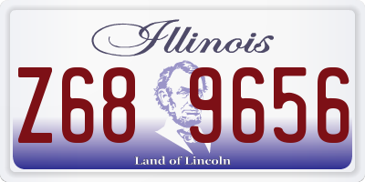 IL license plate Z689656
