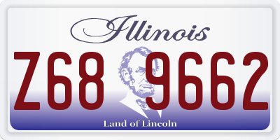 IL license plate Z689662