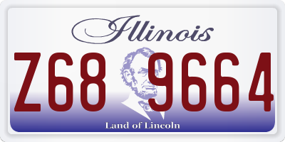 IL license plate Z689664