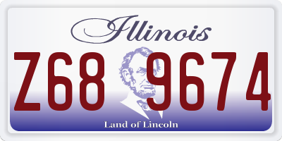 IL license plate Z689674