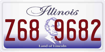 IL license plate Z689682