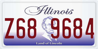 IL license plate Z689684