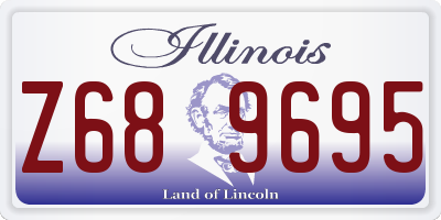 IL license plate Z689695