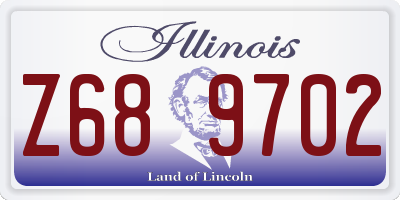 IL license plate Z689702