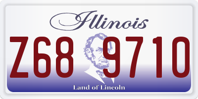 IL license plate Z689710