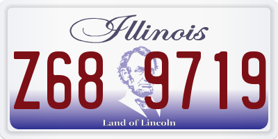 IL license plate Z689719