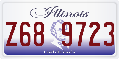 IL license plate Z689723