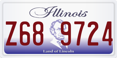IL license plate Z689724
