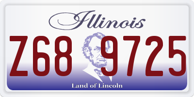 IL license plate Z689725