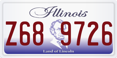 IL license plate Z689726