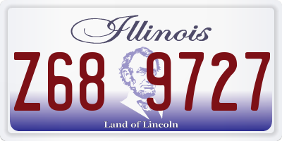 IL license plate Z689727