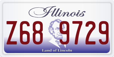 IL license plate Z689729