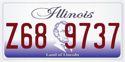 IL license plate Z689737