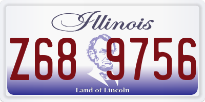IL license plate Z689756