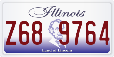 IL license plate Z689764