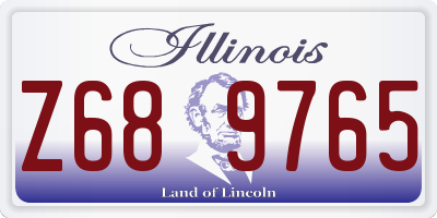IL license plate Z689765