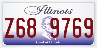 IL license plate Z689769