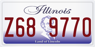IL license plate Z689770