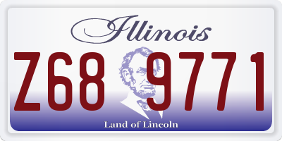 IL license plate Z689771