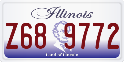 IL license plate Z689772