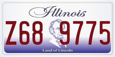 IL license plate Z689775