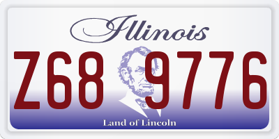 IL license plate Z689776