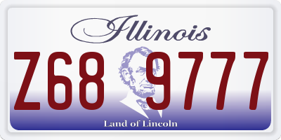 IL license plate Z689777