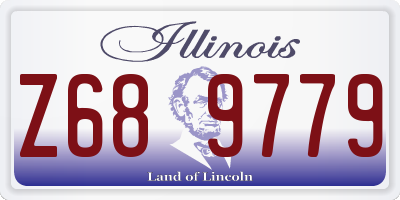 IL license plate Z689779