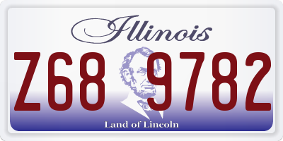 IL license plate Z689782