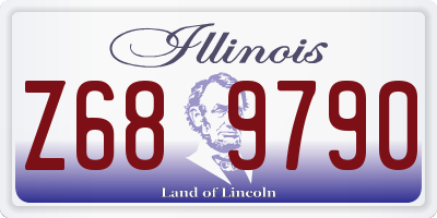 IL license plate Z689790