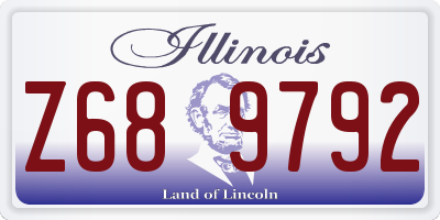 IL license plate Z689792