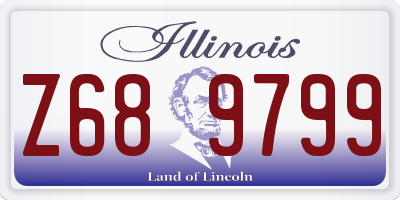IL license plate Z689799