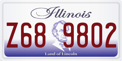 IL license plate Z689802