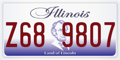 IL license plate Z689807