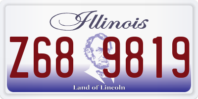 IL license plate Z689819