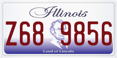 IL license plate Z689856