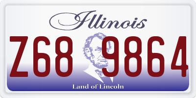 IL license plate Z689864