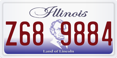 IL license plate Z689884