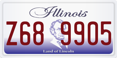 IL license plate Z689905