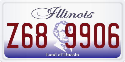 IL license plate Z689906