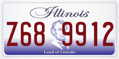 IL license plate Z689912